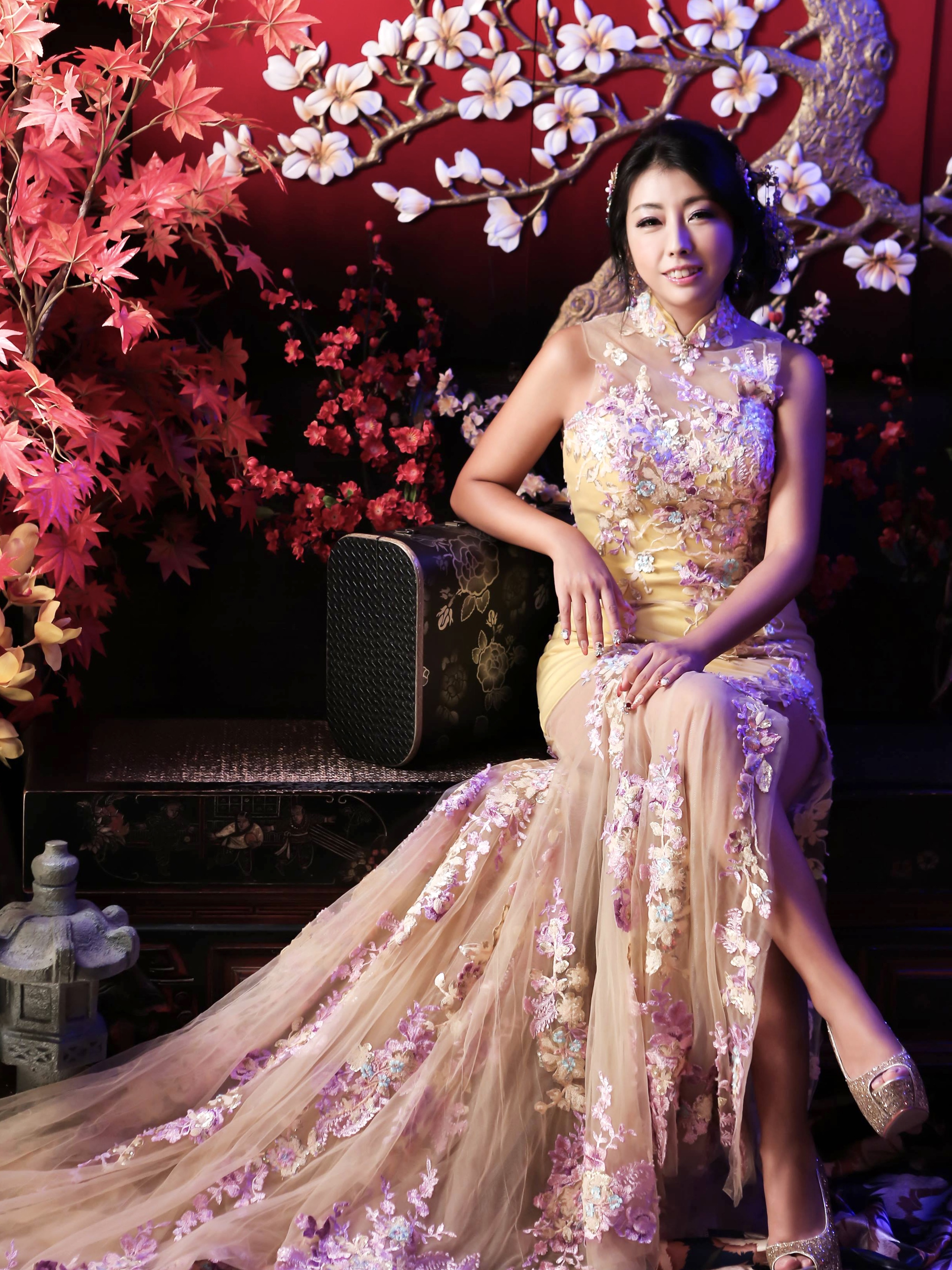 Taipei Sakura Dress Photo cropped